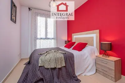 Cama o camas de una habitación en Sakura Apartment Palamós