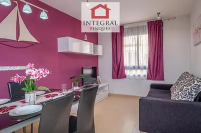 Zona de estar de Sakura Apartment Palamós