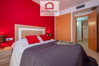 Cama o camas de una habitación en Sakura Apartment Palamós