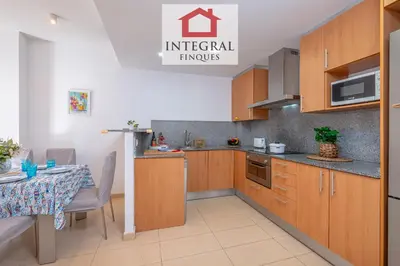 Una cocina o zona de cocina en Apartament Cel Blau