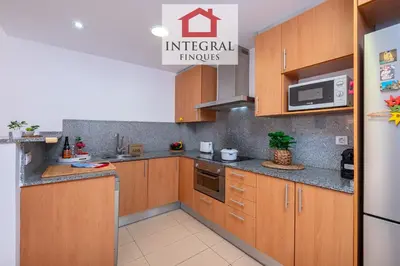 Una cocina o zona de cocina en Apartament Cel Blau