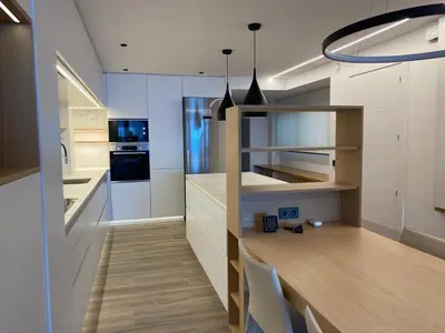 Una cocina o zona de cocina en Апартаменты