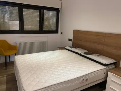 Cama o camas de una habitación en Апартаменты