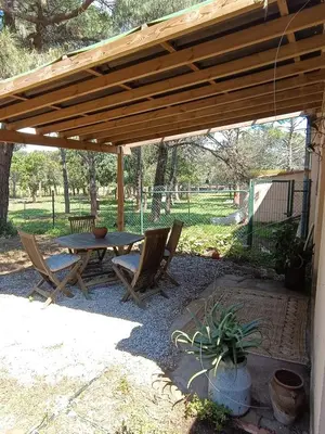 Jardín al aire libre en Casa en el campo