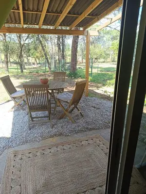 Jardín al aire libre en Casa en el campo