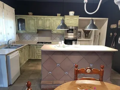 Una cocina o zona de cocina en Casa en el campo