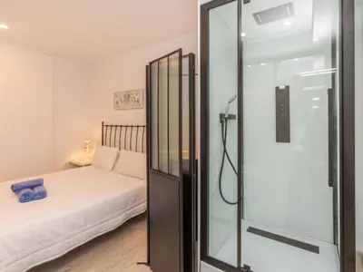 Cama o camas de una habitación en Apartment Serenity by Interhome