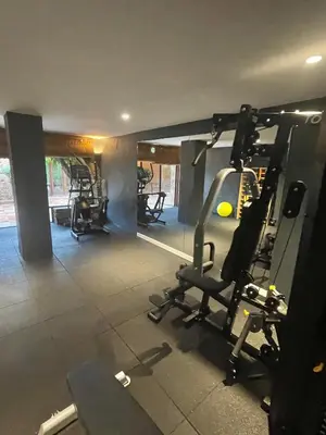 Gimnasio o instalaciones de fitness de Exquisite farmhouse in the Empordà Costa Brava