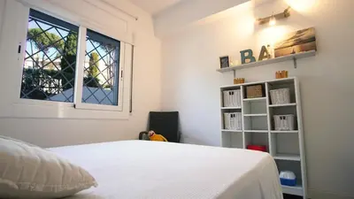Cama o camas de una habitación en Apartamento Berthos by HR Costabrava