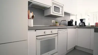 Una cocina o zona de cocina en Apartamento Berthos by HR Costabrava