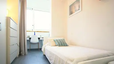 Cama o camas de una habitación en Apartamento Berthos by HR Costabrava