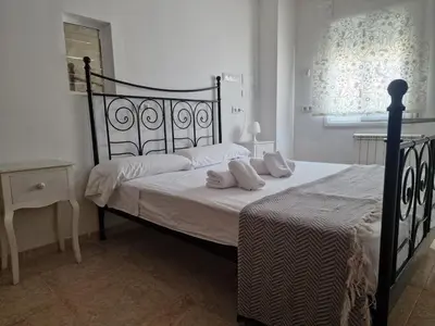 Cama o camas de una habitación en Family Vacation Casita