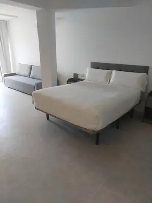 Cama o camas de una habitación en Apartamento Nuevo Ondina