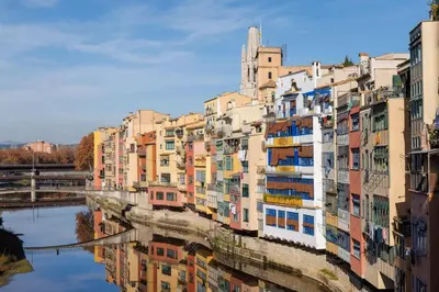 Vista general de Girona o vista desde el apartamento