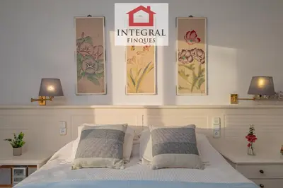 Cama o camas de una habitación en Mar i Cel Apartament Palamós