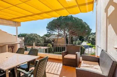 Un balcón o terraza de AS-7 Calella de Palafrugell 5 Pax