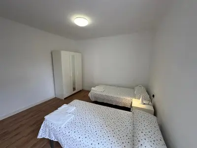 Cama o camas de una habitación en Esglesia 2