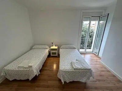 Cama o camas de una habitación en Esglesia 2