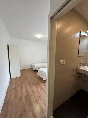 Cama o camas de una habitación en Esglesia 2