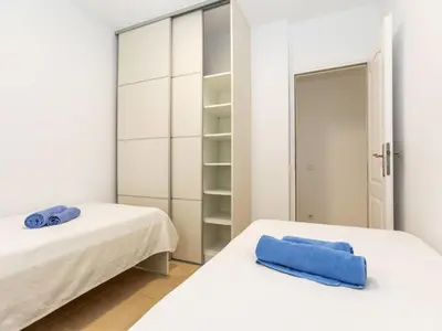 Cama o camas de una habitación en Holiday Home El Moli-2 by Interhome