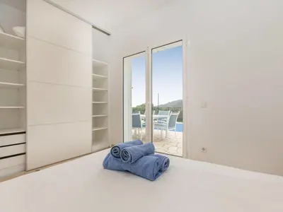Cama o camas de una habitación en Holiday Home El Moli-2 by Interhome