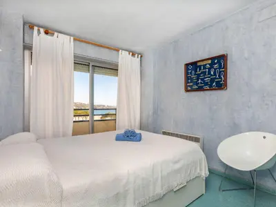Cama o camas de una habitación en Apartment Las Olas by Interhome