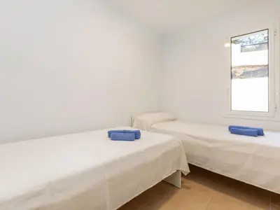 Cama o camas de una habitación en Holiday Home El Moli-3 by Interhome