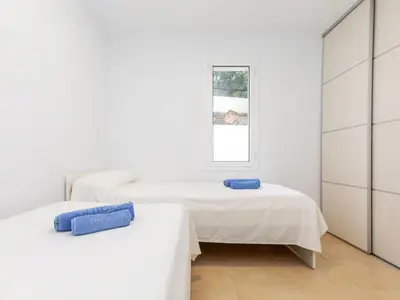Cama o camas de una habitación en Holiday Home El Moli-3 by Interhome