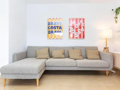Zona de estar de Holiday Home El Moli-3 by Interhome