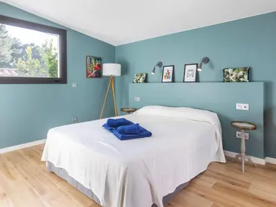 Cama o camas de una habitación en Holiday Home La Manzaneta by Interhome