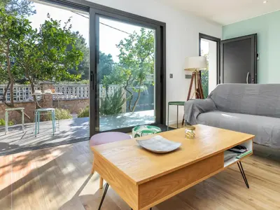 Zona de estar de Holiday Home La Manzaneta by Interhome