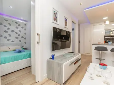 Cama o camas de una habitación en Apartment Leon by Interhome
