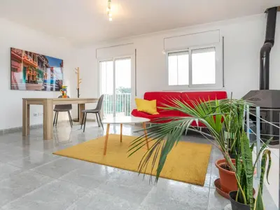 Zona de estar de Holiday Home Polancre by Interhome