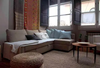 Zona de estar de Sleep & Stay Duplex Barri Vell