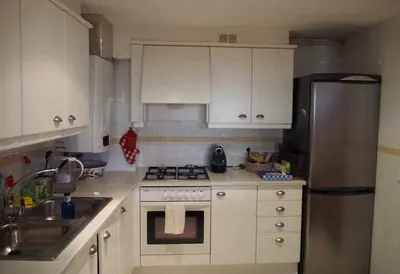 Una cocina o zona de cocina en Sleep & Stay Duplex Barri Vell