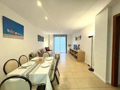 Zona de estar de Coastal Apartment Trimar