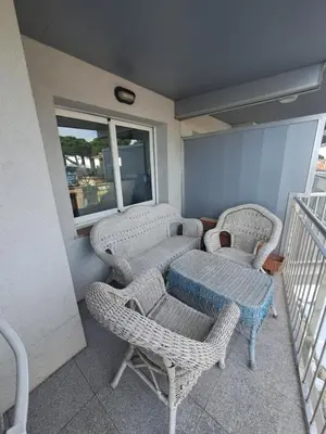 Un balcón o terraza de Apartamento Palomera vistas al mar