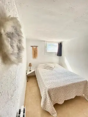 Cama o camas de una habitación en Casa La Alegria