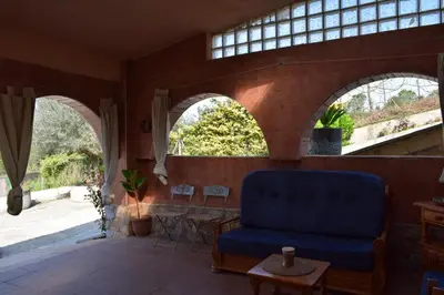 Zona de estar de Casa La Alegria