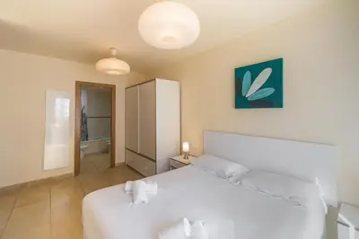 Cama o camas de una habitación en WELCS APARTAMENTO 209 PDA en Palafrugell