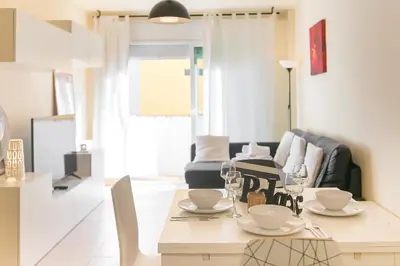 Zona de estar de WELCS APARTAMENTO 209 PDA en Palafrugell