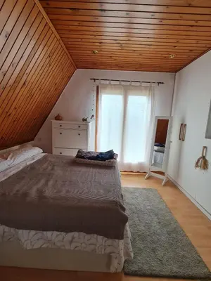 Cama o camas de una habitación en Villa cascada