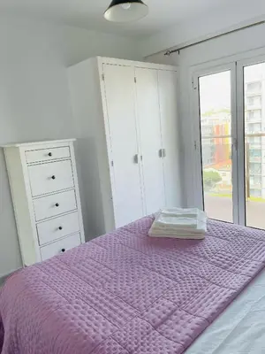 Cama o camas de una habitación en Apartamento playa