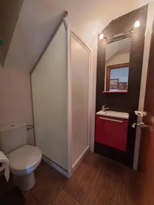 Un baño de Villa Petunia, Piscina, BBQ privado