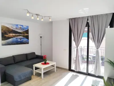 Zona de estar de Nicolle Apartment Lloret de Mar