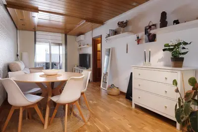 Zona de estar de LETS HOLIDAYS Quiet apartment Tossa de Mar