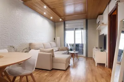 Zona de estar de LETS HOLIDAYS Quiet apartment Tossa de Mar