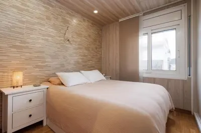 Cama o camas de una habitación en LETS HOLIDAYS Quiet apartment Tossa de Mar