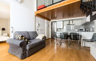 Zona de estar de Girona Housing Ginesta 9