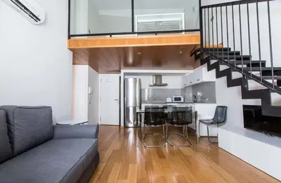 Zona de estar de Girona Housing Ginesta 9